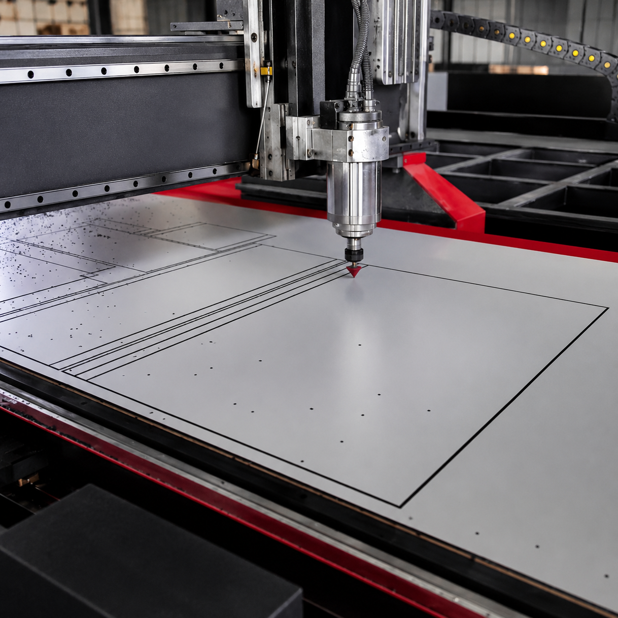 CNC kompozit kesim makinası